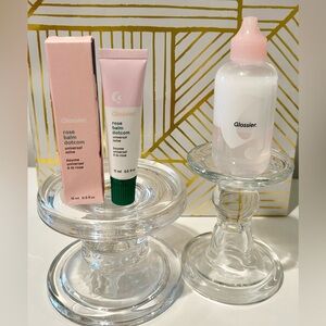 🌸 Glossier Milky Oil Makeup Remover + Rose Balm Dotcom 🌸 ($34 Value)